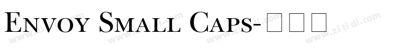 Envoy Small Caps字体转换